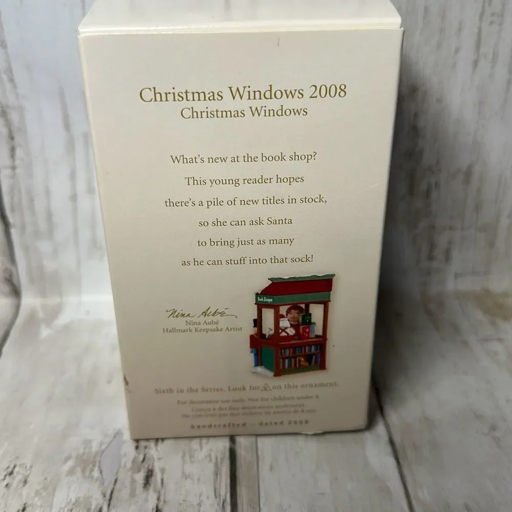 Hallmark Keepsake 2008‎ CHRISTMAS WINDOWS Ornament Club Exclusive